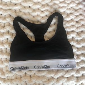 Calvin Klein Black Sports Bra